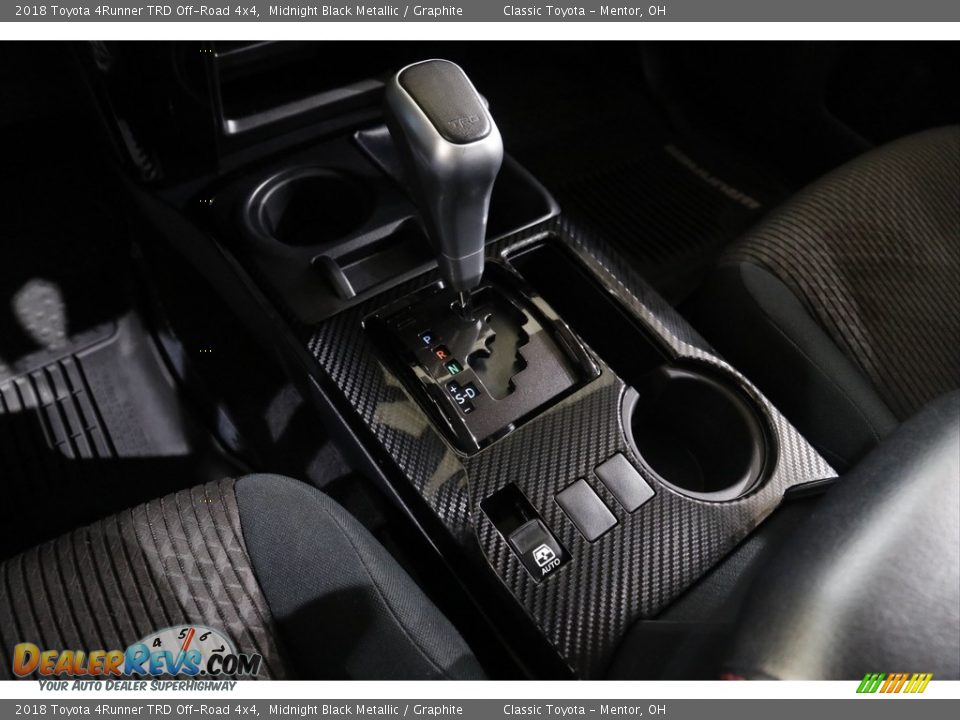 2018 Toyota 4Runner TRD Off-Road 4x4 Midnight Black Metallic / Graphite Photo #12