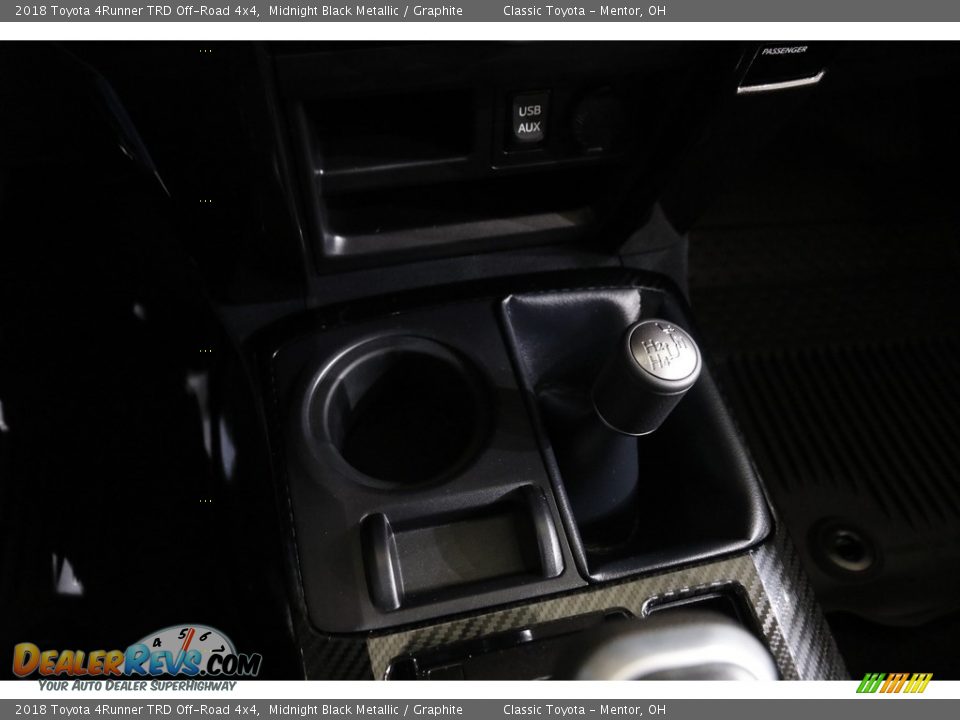 2018 Toyota 4Runner TRD Off-Road 4x4 Midnight Black Metallic / Graphite Photo #13