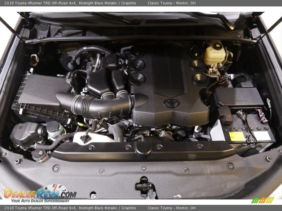 2018 Toyota 4Runner TRD Off-Road 4x4 Midnight Black Metallic / Graphite Photo #18