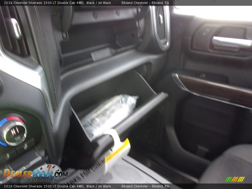 2019 Chevrolet Silverado 1500 LT Double Cab 4WD Black / Jet Black Photo #36