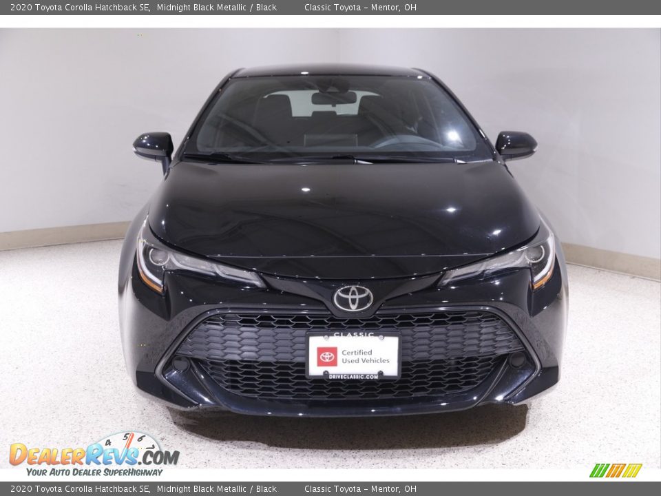 2020 Toyota Corolla Hatchback SE Midnight Black Metallic / Black Photo #2