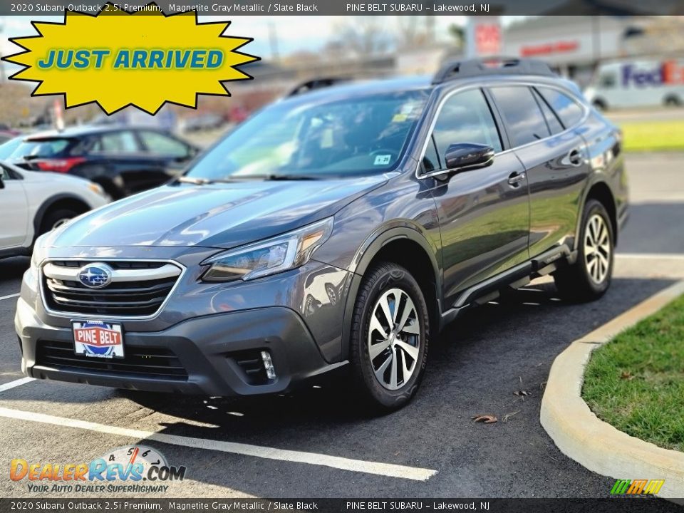 2020 Subaru Outback 2.5i Premium Magnetite Gray Metallic / Slate Black Photo #1