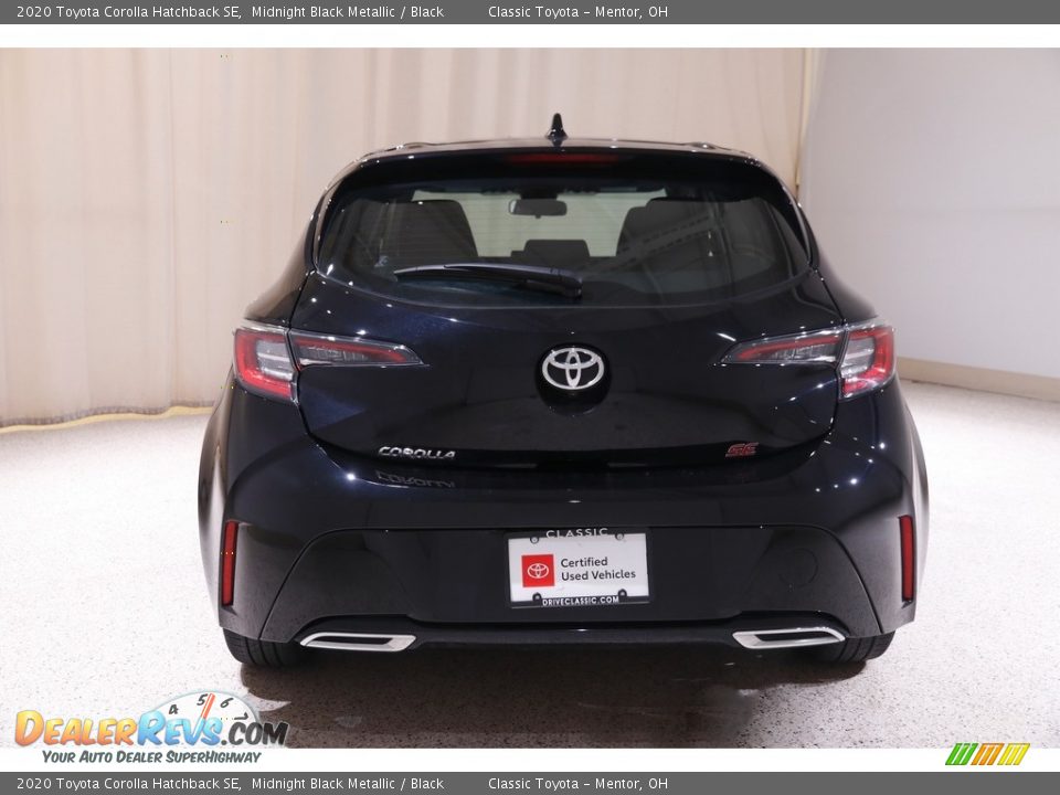 2020 Toyota Corolla Hatchback SE Midnight Black Metallic / Black Photo #16