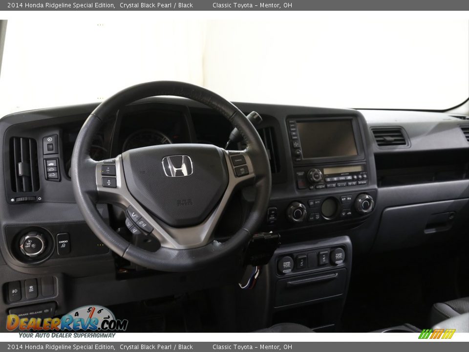 2014 Honda Ridgeline Special Edition Crystal Black Pearl / Black Photo #6