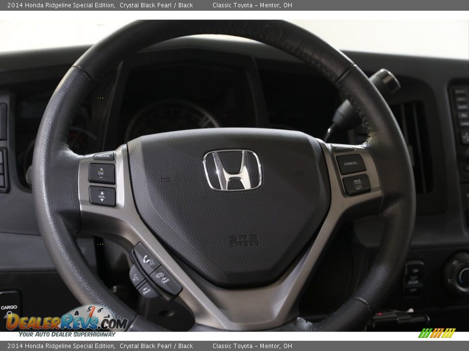 2014 Honda Ridgeline Special Edition Crystal Black Pearl / Black Photo #7