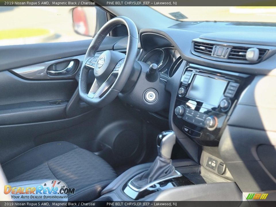 2019 Nissan Rogue S AWD Magnetic Black / Charcoal Photo #3