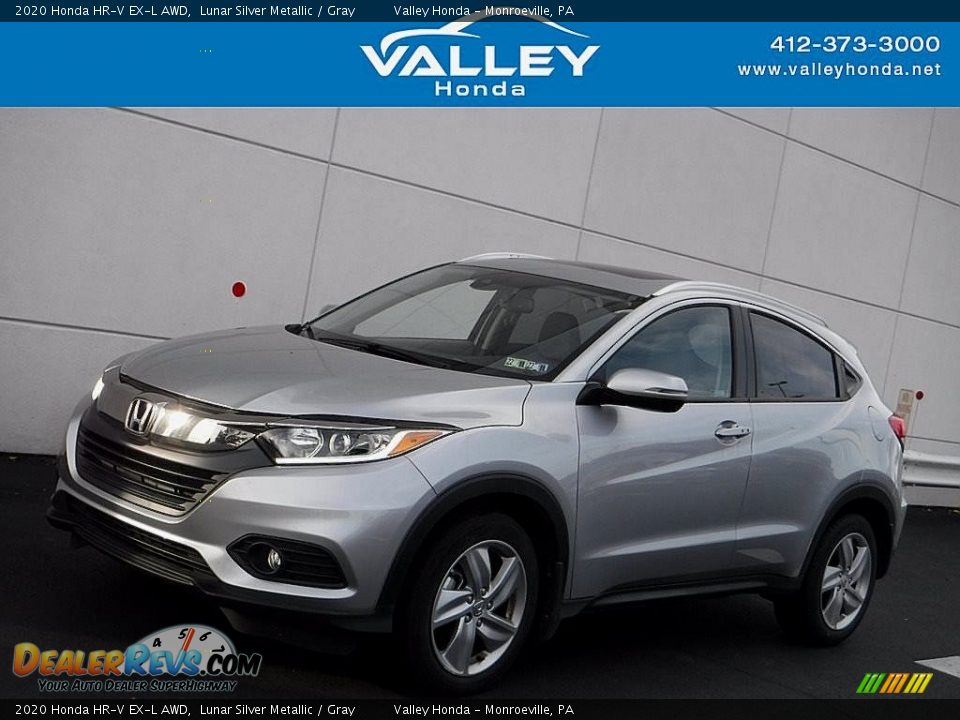 2020 Honda HR-V EX-L AWD Lunar Silver Metallic / Gray Photo #1