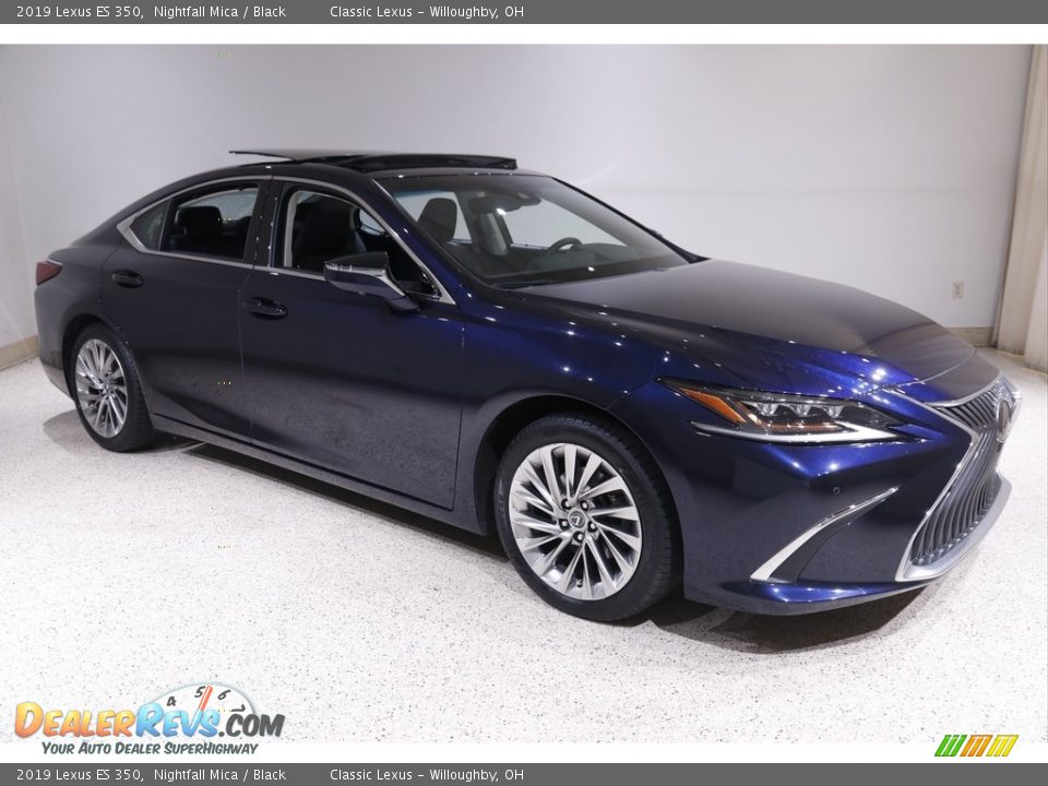 2019 Lexus ES 350 Nightfall Mica / Black Photo #1