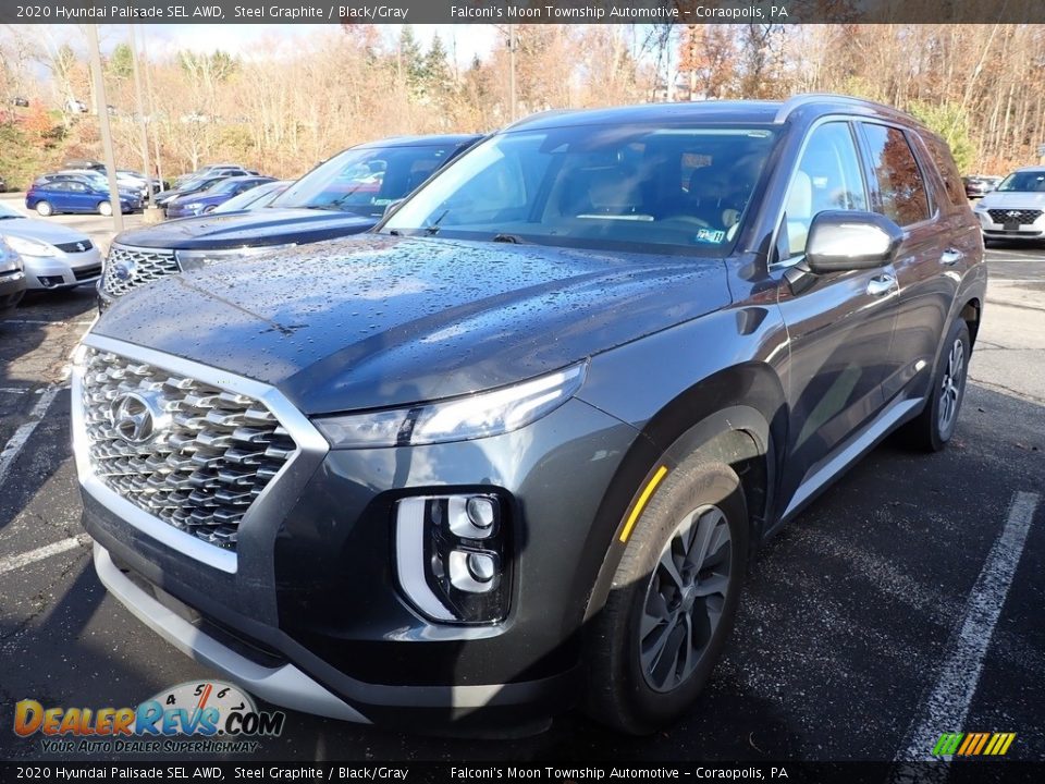 2020 Hyundai Palisade SEL AWD Steel Graphite / Black/Gray Photo #1