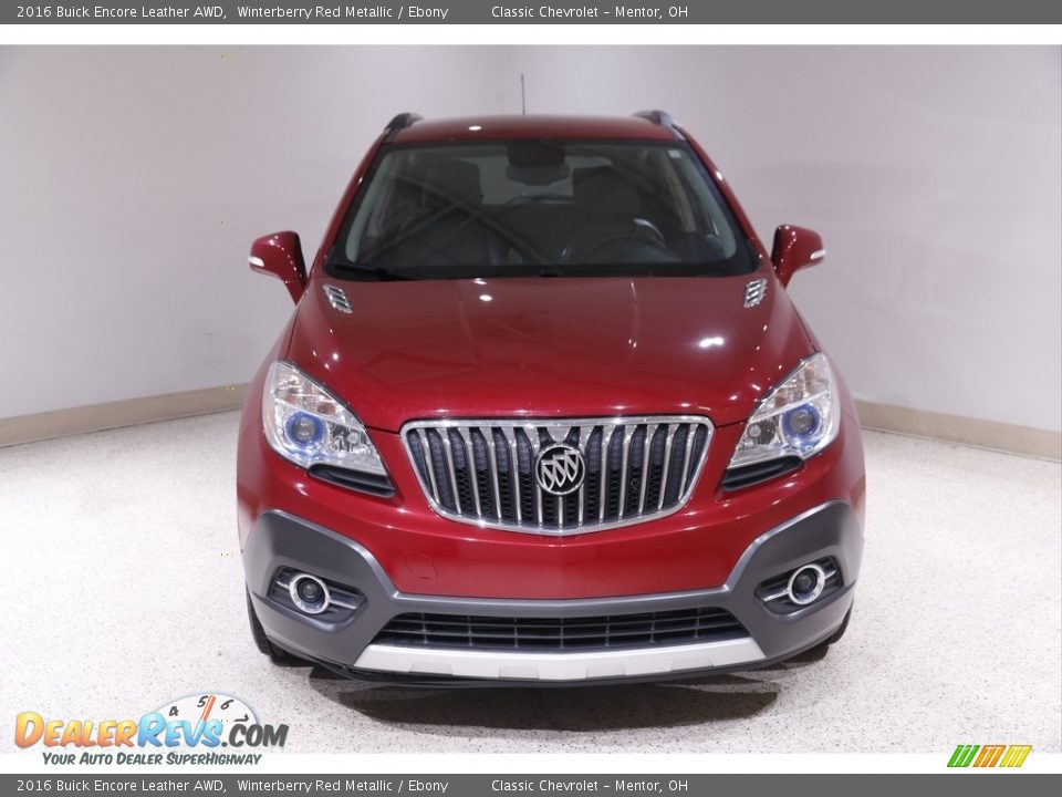 2016 Buick Encore Leather AWD Winterberry Red Metallic / Ebony Photo #2