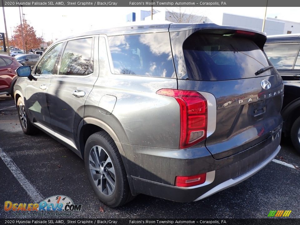 2020 Hyundai Palisade SEL AWD Steel Graphite / Black/Gray Photo #2