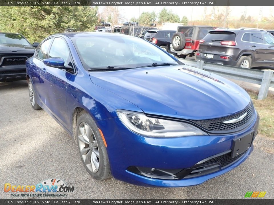 2015 Chrysler 200 S Vivid Blue Pearl / Black Photo #2