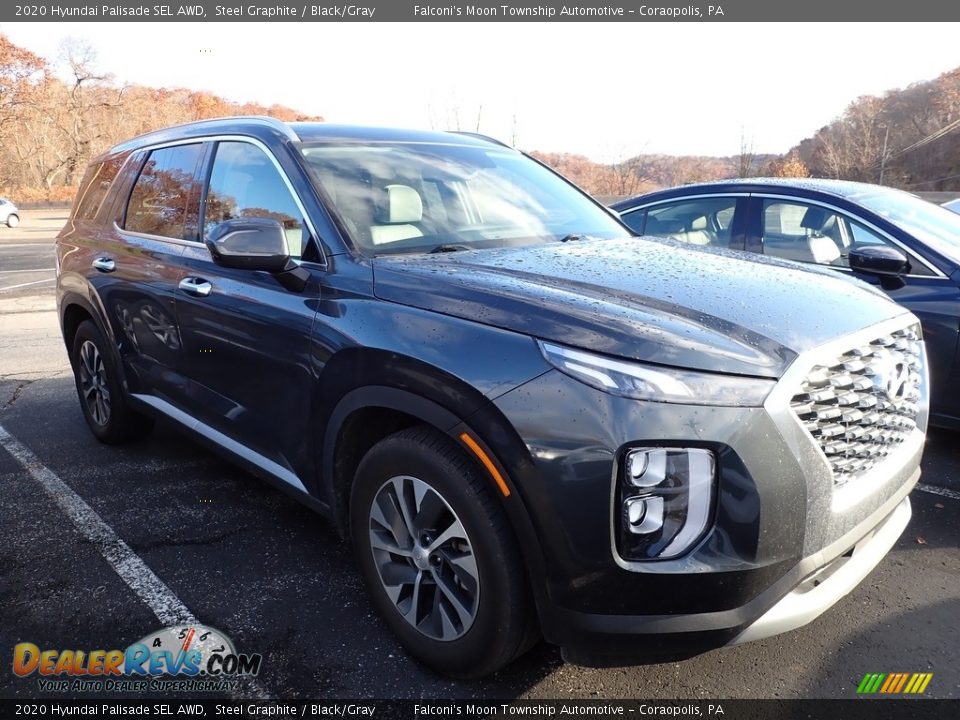 2020 Hyundai Palisade SEL AWD Steel Graphite / Black/Gray Photo #4