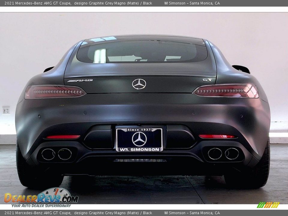 2021 Mercedes-Benz AMG GT Coupe designo Graphite Grey Magno (Matte) / Black Photo #3