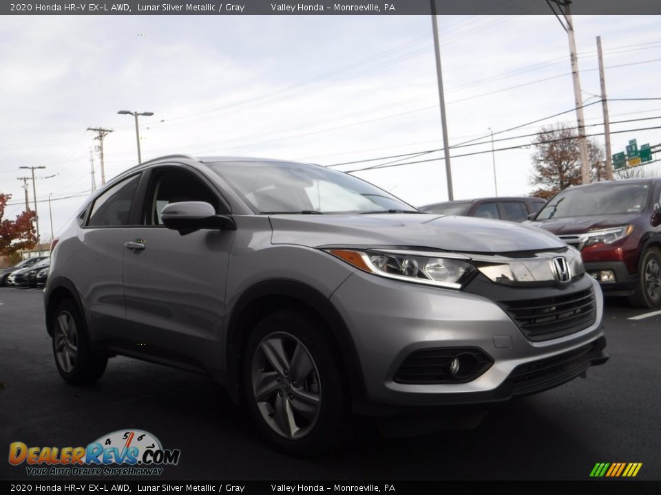 2020 Honda HR-V EX-L AWD Lunar Silver Metallic / Gray Photo #6