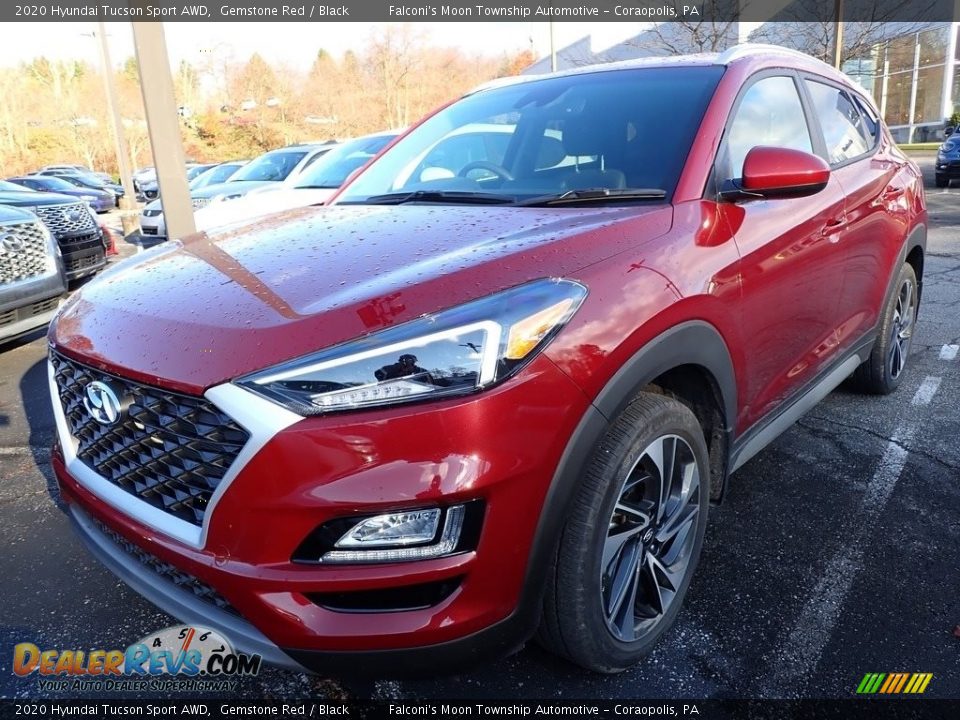 2020 Hyundai Tucson Sport AWD Gemstone Red / Black Photo #1