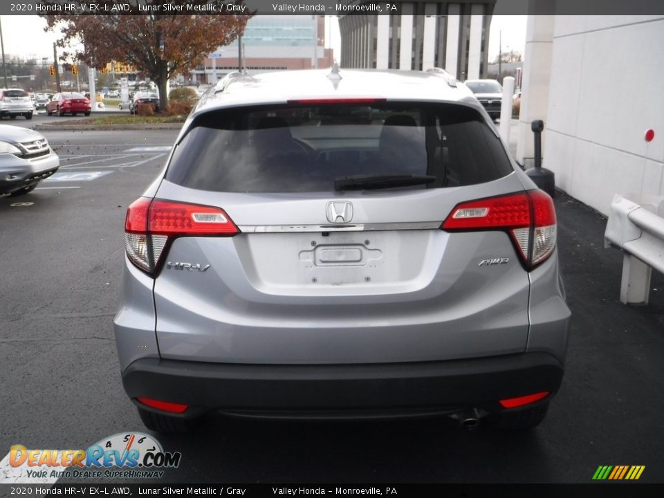 2020 Honda HR-V EX-L AWD Lunar Silver Metallic / Gray Photo #8