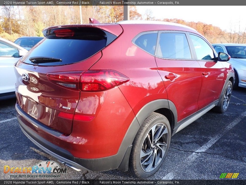 2020 Hyundai Tucson Sport AWD Gemstone Red / Black Photo #3