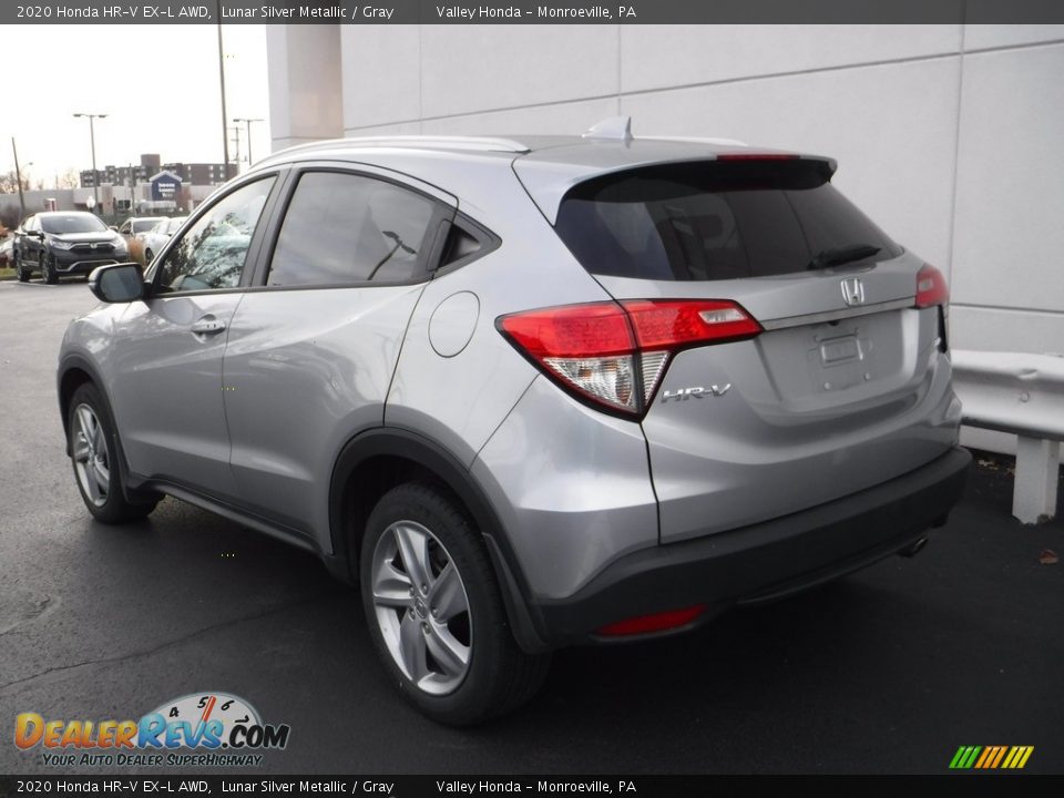 2020 Honda HR-V EX-L AWD Lunar Silver Metallic / Gray Photo #9