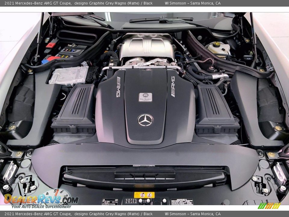 2021 Mercedes-Benz AMG GT Coupe 4.0 Liter Twin-Turbocharged DOHC 32-Valve VVT V8 Engine Photo #8