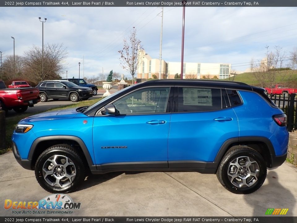 Laser Blue Pearl 2022 Jeep Compass Trailhawk 4x4 Photo #9