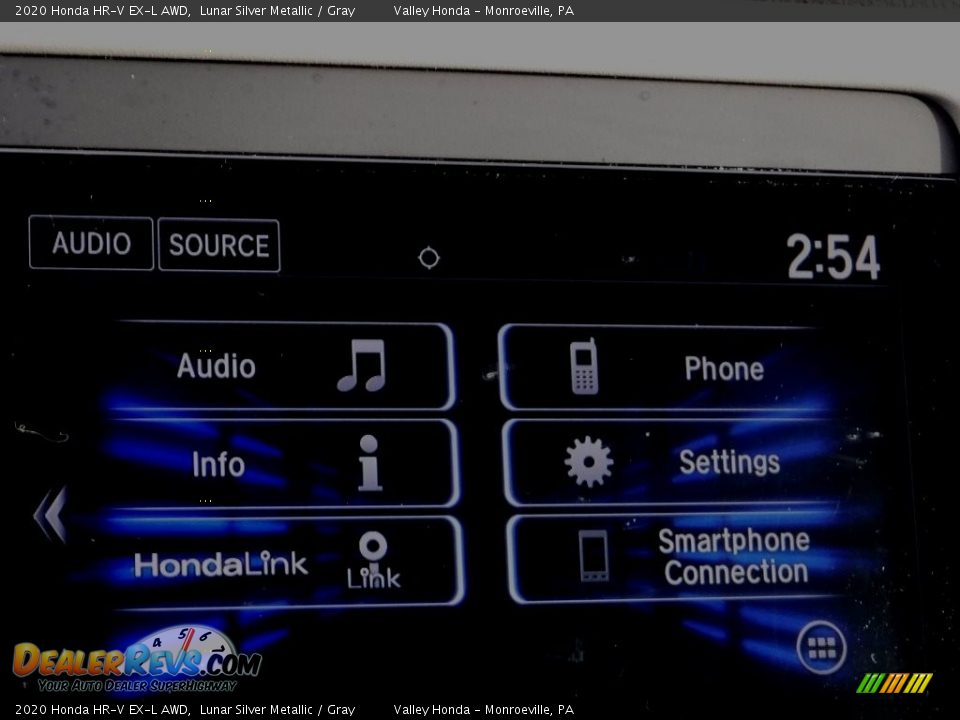 2020 Honda HR-V EX-L AWD Lunar Silver Metallic / Gray Photo #17