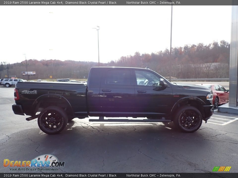 2019 Ram 2500 Laramie Mega Cab 4x4 Diamond Black Crystal Pearl / Black Photo #5