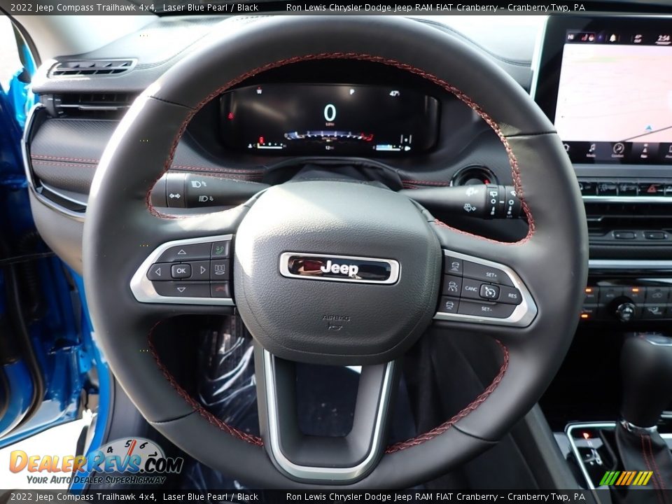 2022 Jeep Compass Trailhawk 4x4 Steering Wheel Photo #16