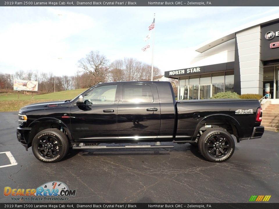 Diamond Black Crystal Pearl 2019 Ram 2500 Laramie Mega Cab 4x4 Photo #11