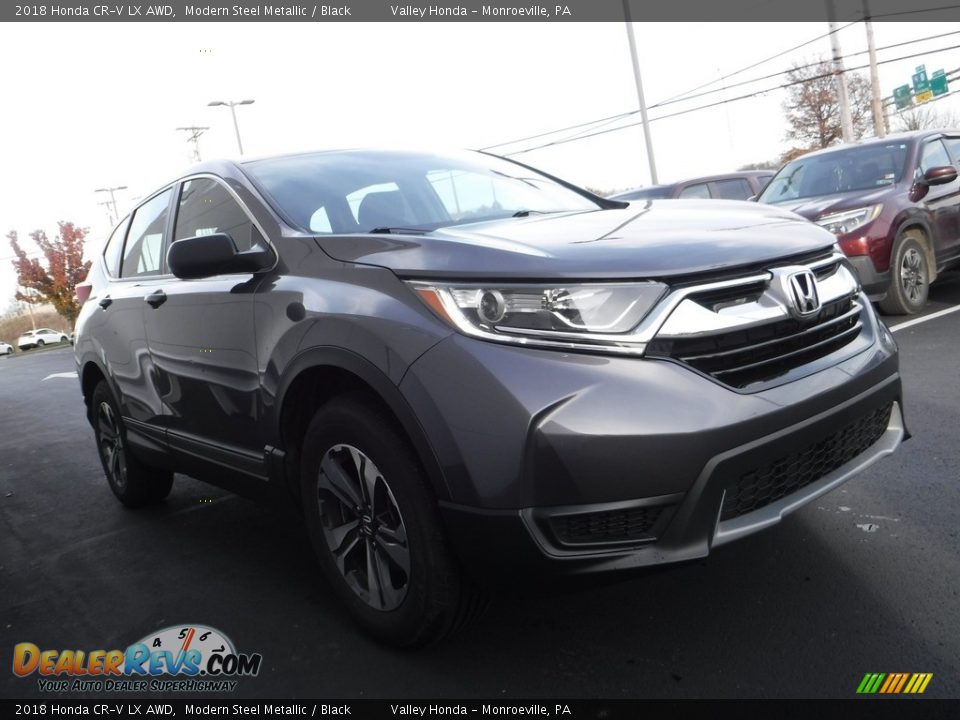 2018 Honda CR-V LX AWD Modern Steel Metallic / Black Photo #5