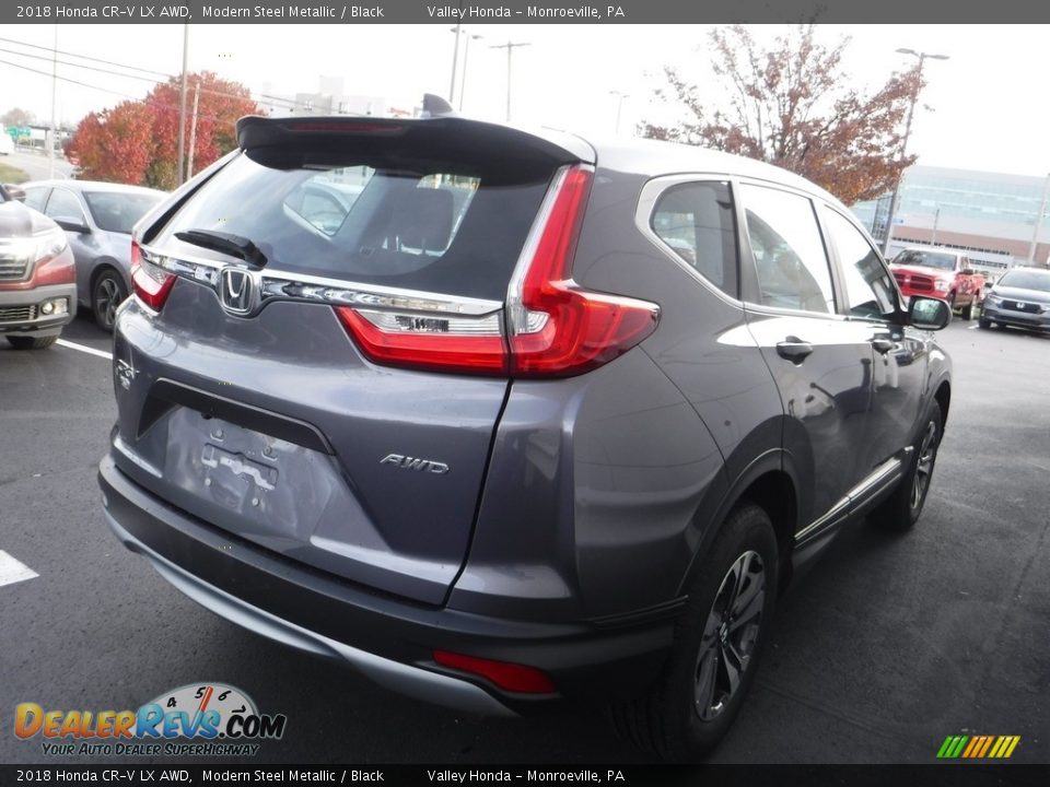 2018 Honda CR-V LX AWD Modern Steel Metallic / Black Photo #6