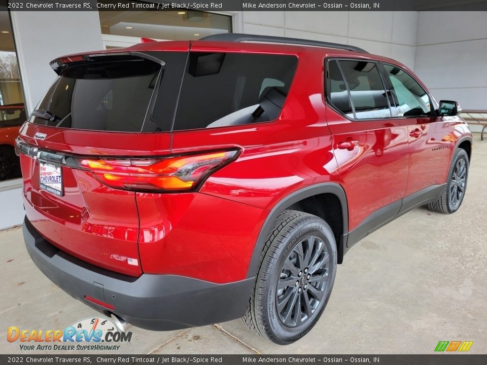 2022 Chevrolet Traverse RS Cherry Red Tintcoat / Jet Black/­Spice Red Photo #4