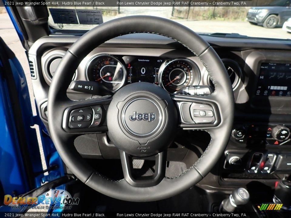 2021 Jeep Wrangler Sport 4x4 Steering Wheel Photo #17