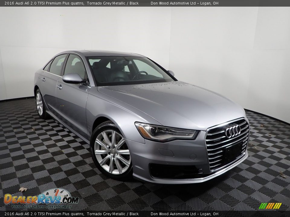 2016 Audi A6 2.0 TFSI Premium Plus quattro Tornado Grey Metallic / Black Photo #5