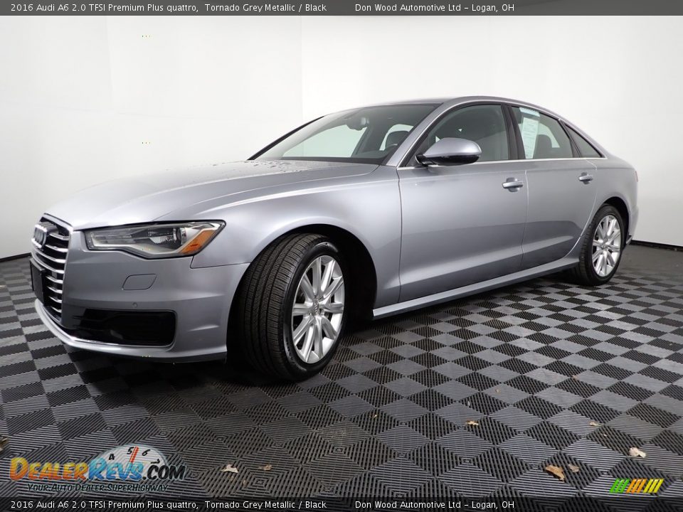 2016 Audi A6 2.0 TFSI Premium Plus quattro Tornado Grey Metallic / Black Photo #10