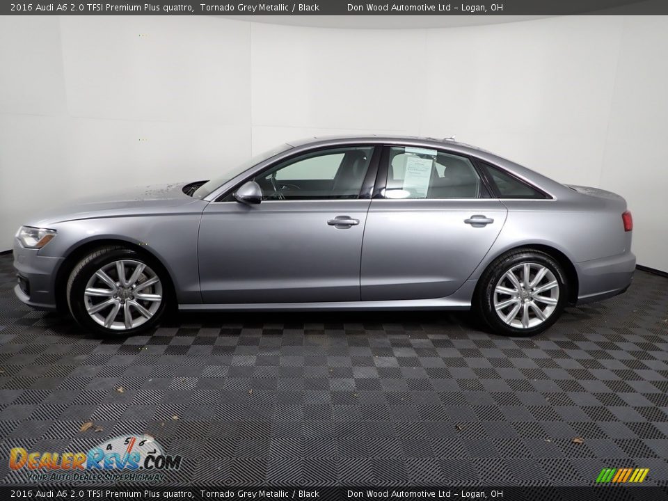 2016 Audi A6 2.0 TFSI Premium Plus quattro Tornado Grey Metallic / Black Photo #11