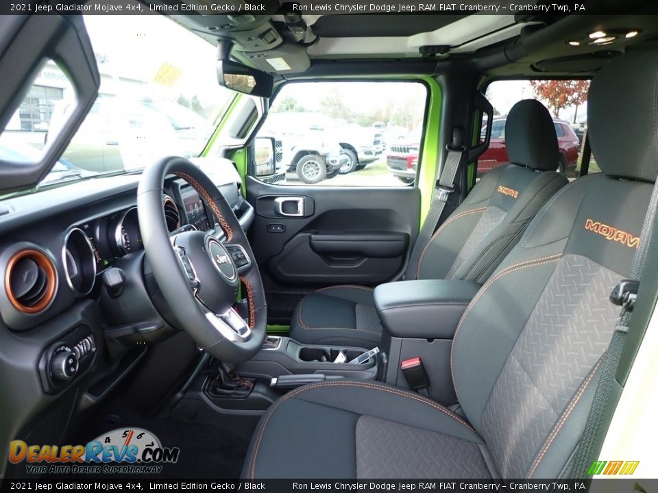 Black Interior - 2021 Jeep Gladiator Mojave 4x4 Photo #12