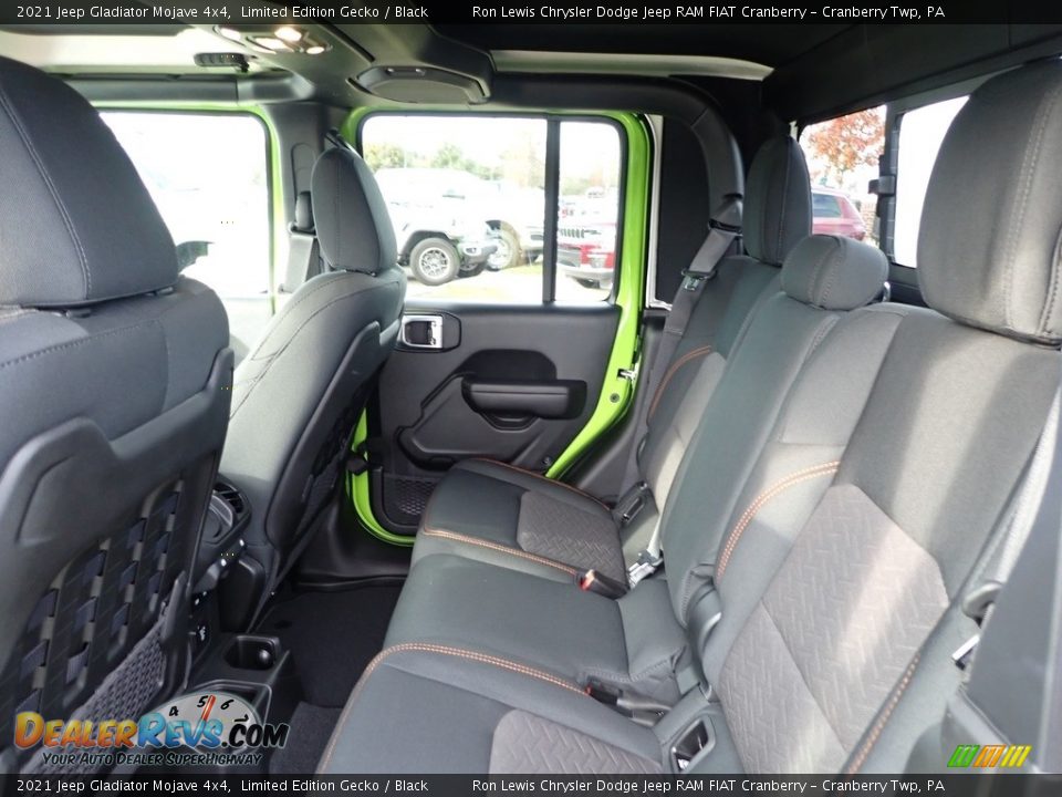 Rear Seat of 2021 Jeep Gladiator Mojave 4x4 Photo #13