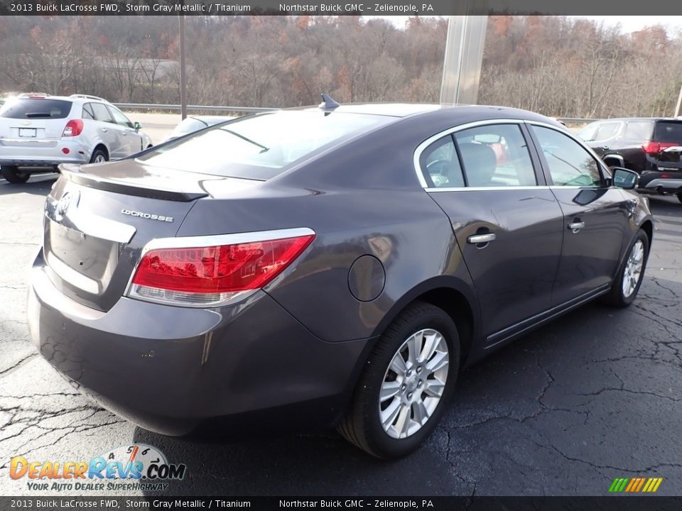 2013 Buick LaCrosse FWD Storm Gray Metallic / Titanium Photo #10