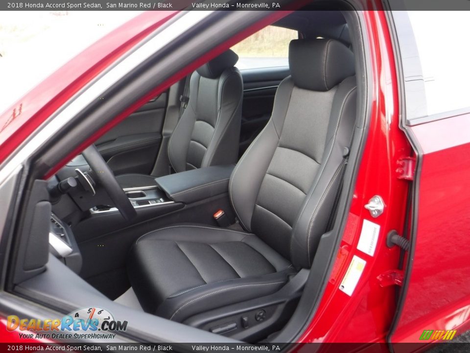 2018 Honda Accord Sport Sedan San Marino Red / Black Photo #11