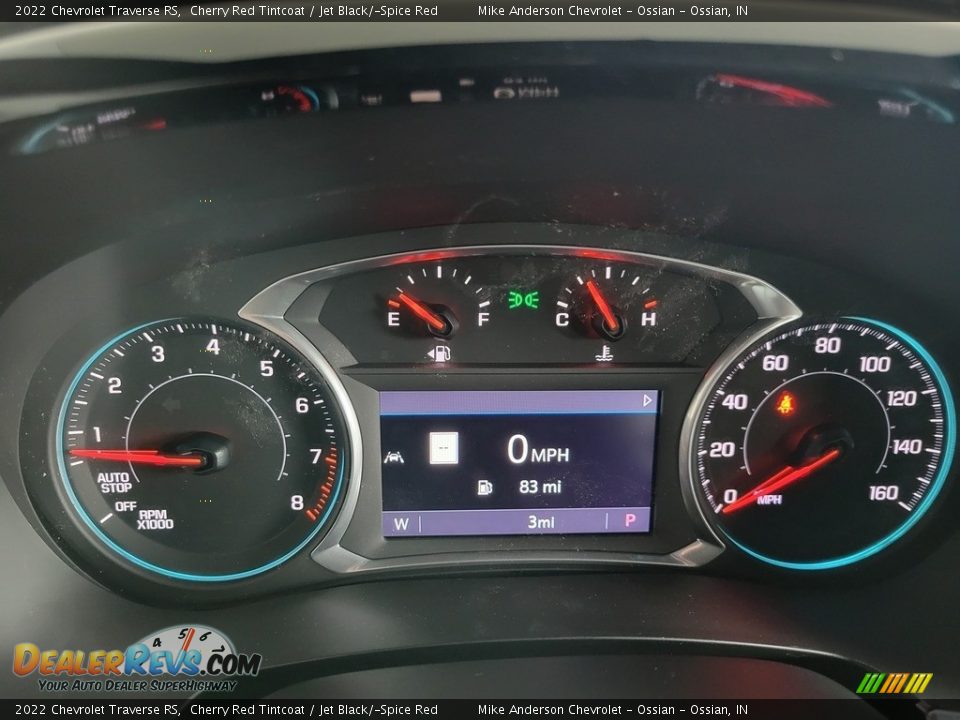 2022 Chevrolet Traverse RS Gauges Photo #26