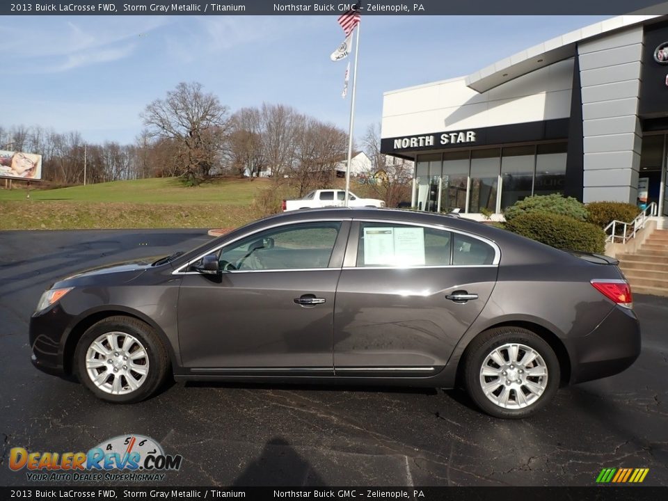 2013 Buick LaCrosse FWD Storm Gray Metallic / Titanium Photo #14