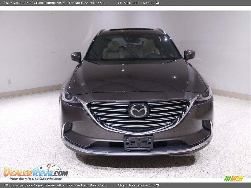 2017 Mazda CX-9 Grand Touring AWD Titanium Flash Mica / Sand Photo #2