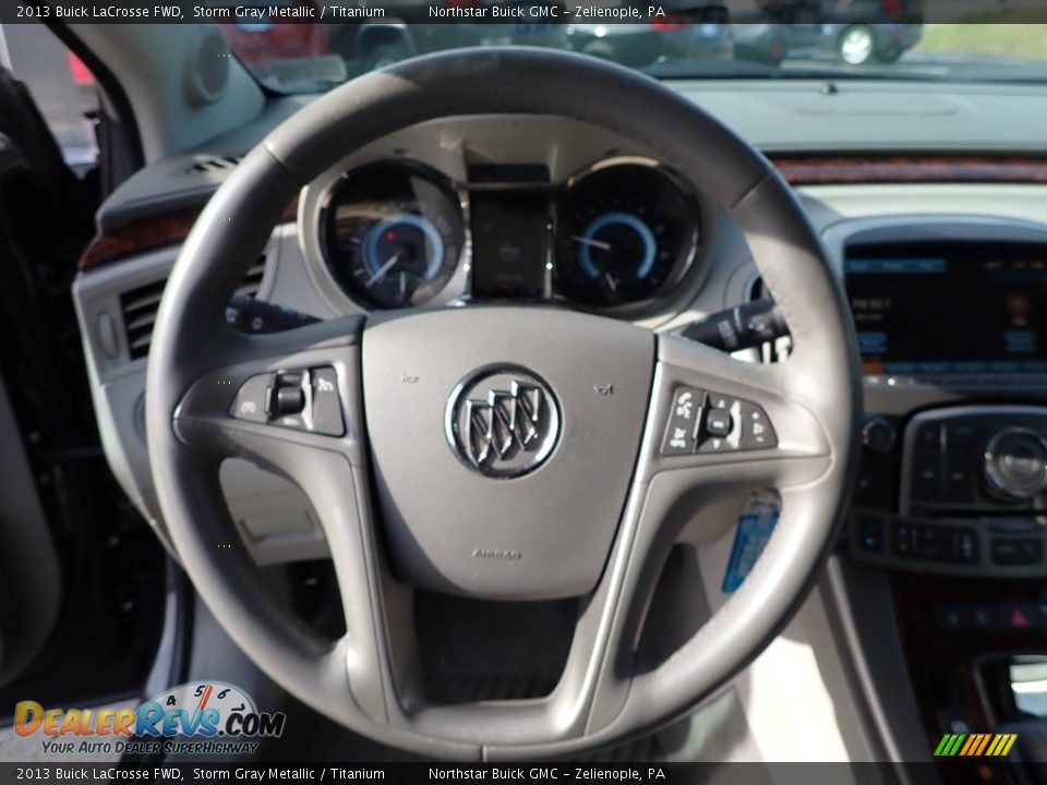 2013 Buick LaCrosse FWD Storm Gray Metallic / Titanium Photo #22