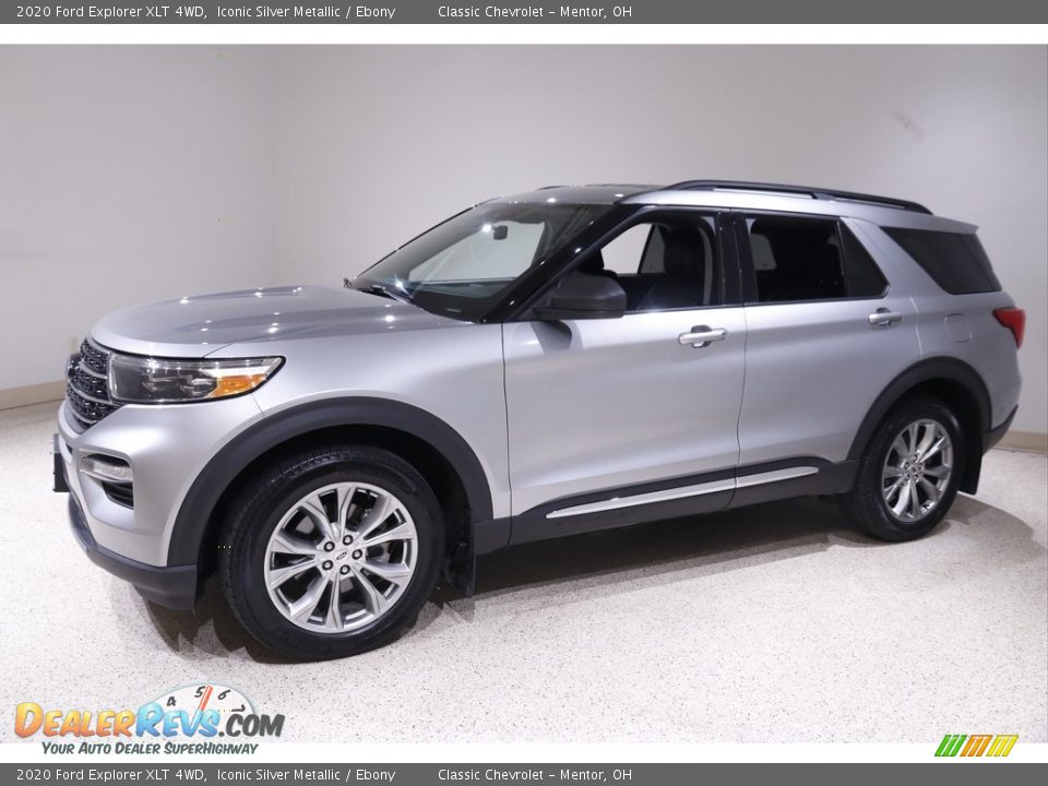 Iconic Silver Metallic 2020 Ford Explorer XLT 4WD Photo #3