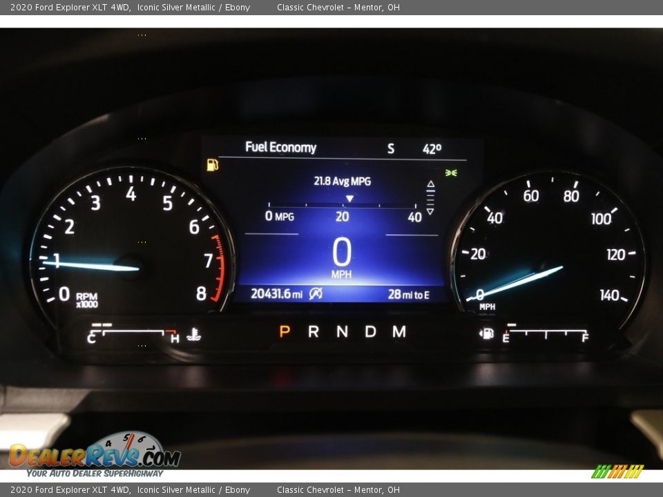 2020 Ford Explorer XLT 4WD Gauges Photo #8