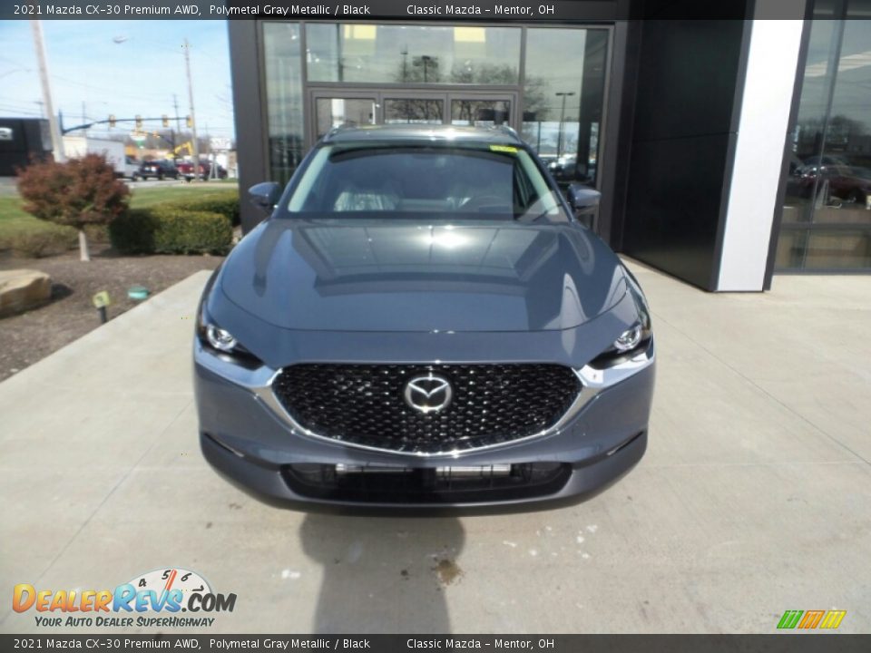 2021 Mazda CX-30 Premium AWD Polymetal Gray Metallic / Black Photo #2