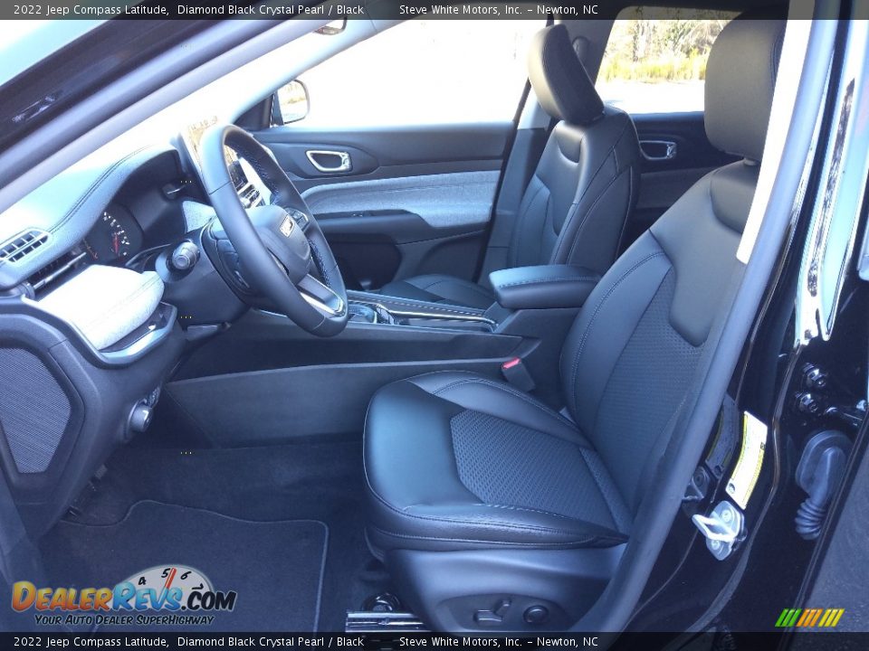 Black Interior - 2022 Jeep Compass Latitude Photo #10