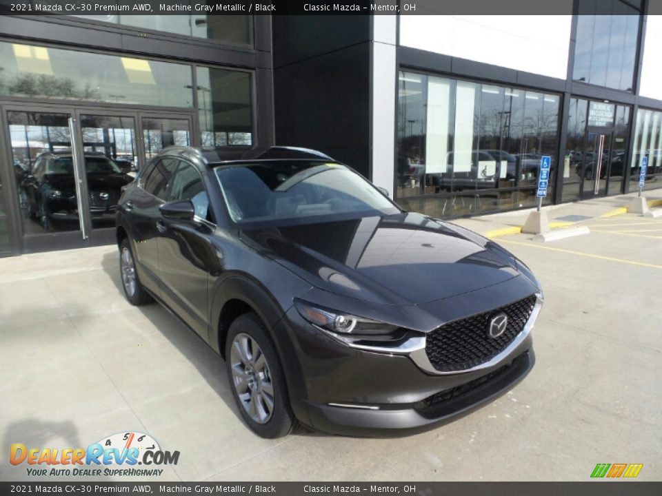 2021 Mazda CX-30 Premium AWD Machine Gray Metallic / Black Photo #1