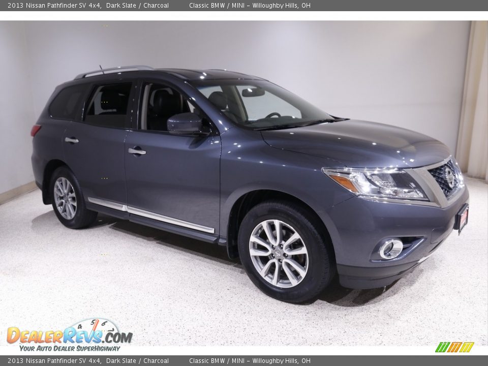 2013 Nissan Pathfinder SV 4x4 Dark Slate / Charcoal Photo #1